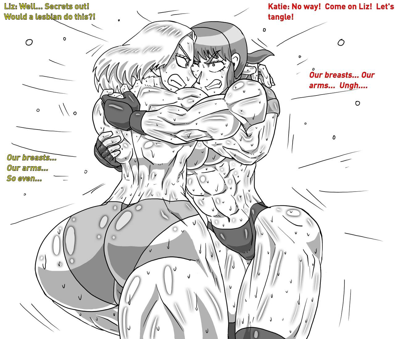 [Allesey]ボクシングガールズケイティvs.リズラウンド1-4（英語）プラスボーナスシスターズラウンド