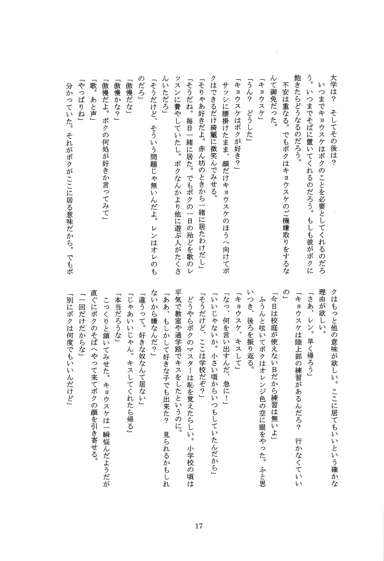 (C75) [愛玩少年 (よろず)] キミノネイロ ~LENside Act2~ (VOCALOID)