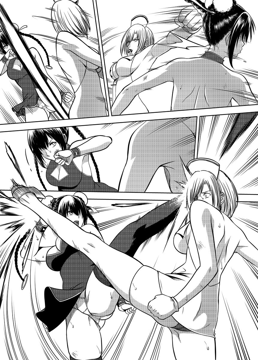 花びらvsナース傭兵エリート（XTERMINATION）