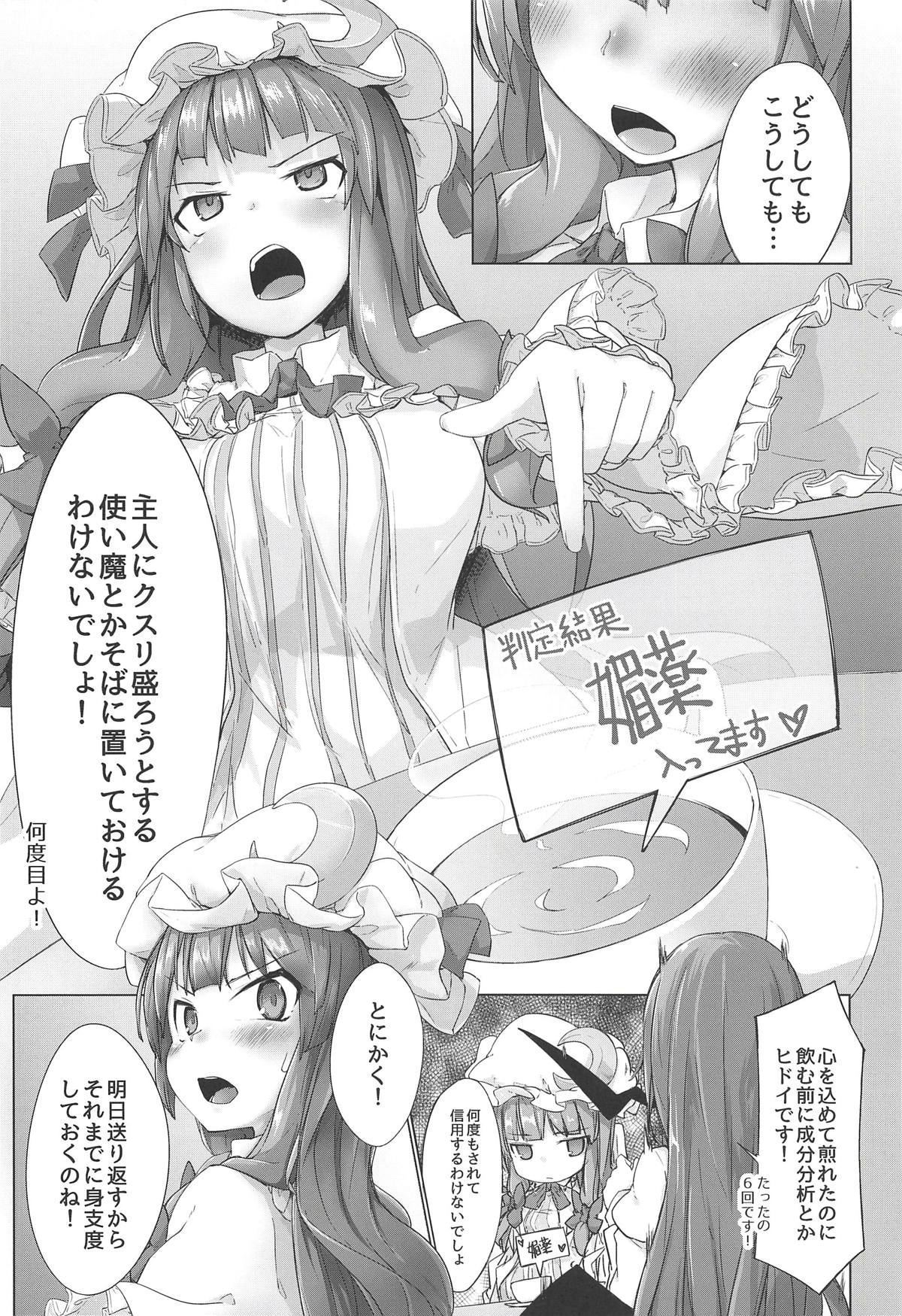 (秋季例大祭5) [まめもち (佑樹)] パチュこあ主従逆転ックス (東方Project)