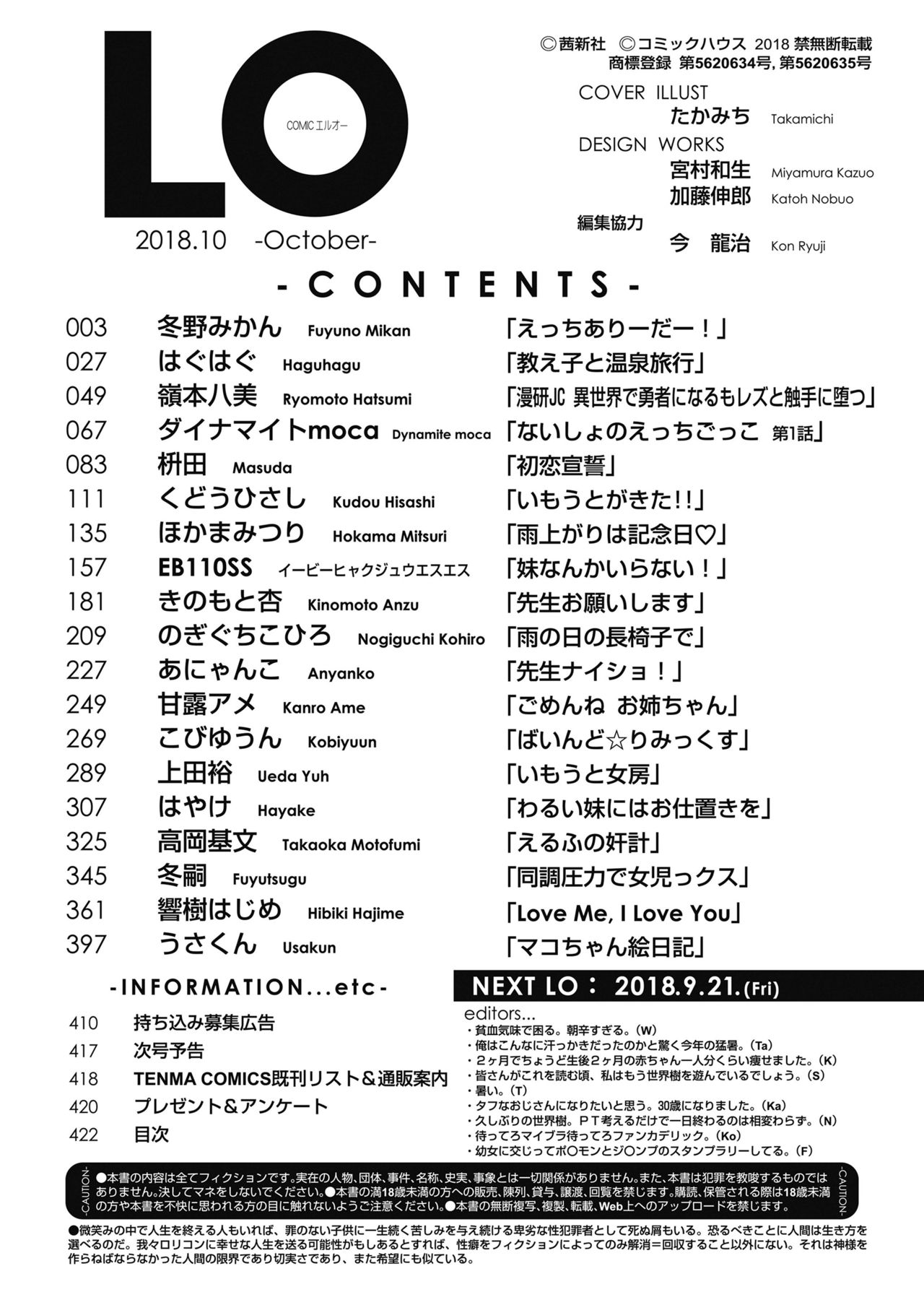 COMIC LO 2018年10月号 [DL版]