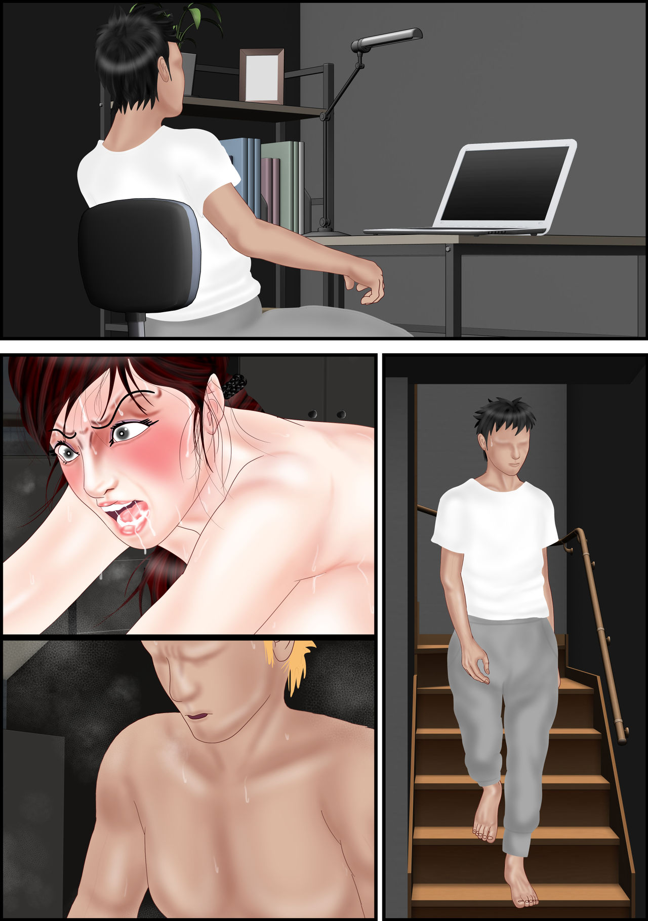 [えすけーぷ!] 母の静かな喘ぎ声