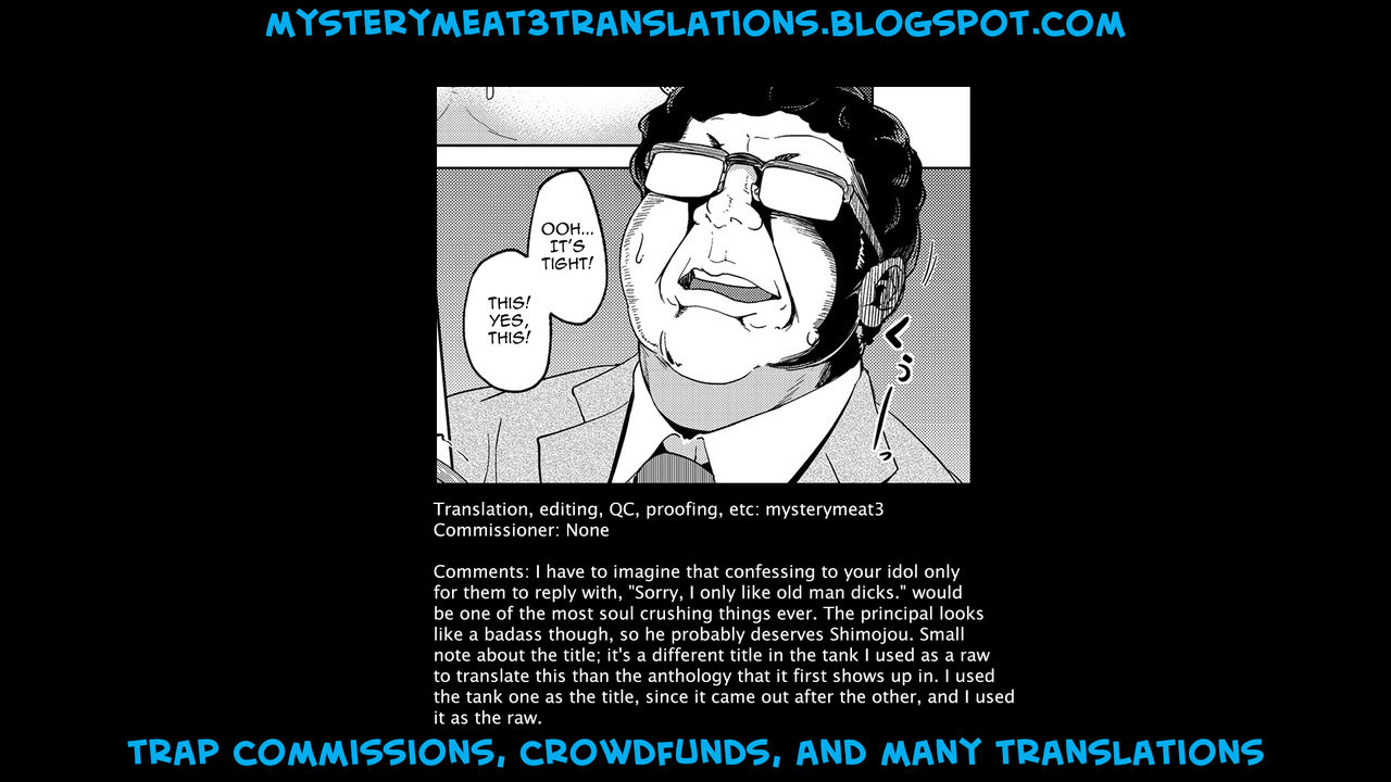 [虎助遥人] おっさん好きな男の娘 (アレ好きカノジョ) [英訳]