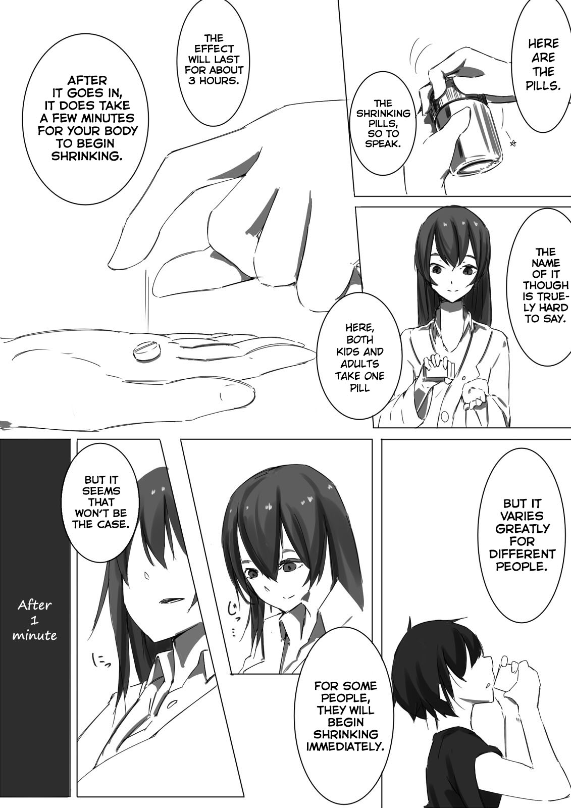 [まるしゃも] 縮小検査 [英訳]