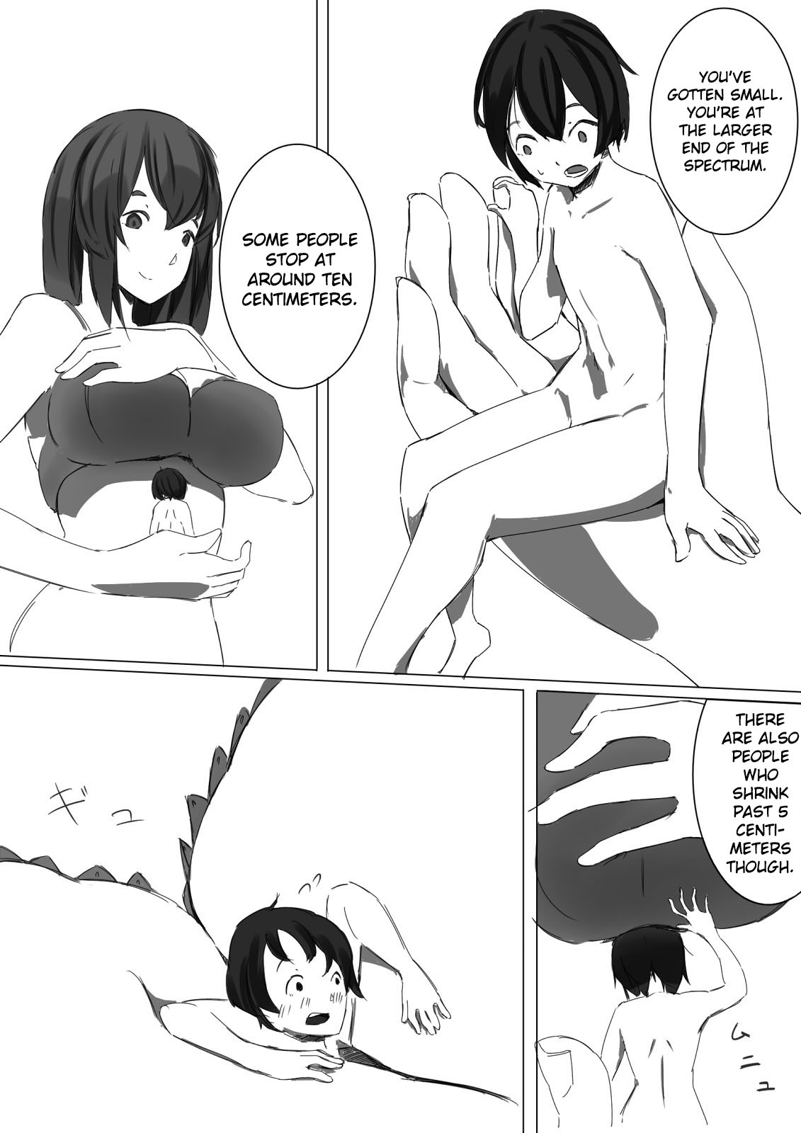 [まるしゃも] 縮小検査 [英訳]