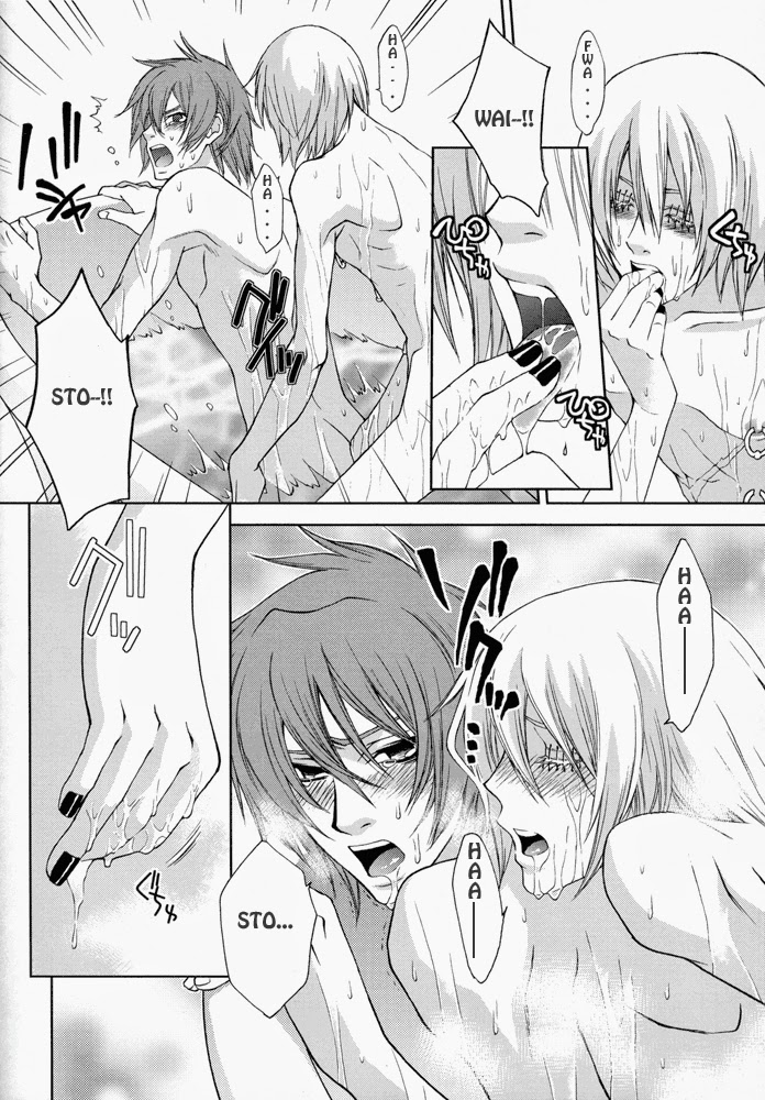 [ハチワレ (鈴木イゾ)] Rainy Rose + Voiceless Voice (咎狗の血) [英訳] [ページ欠落]