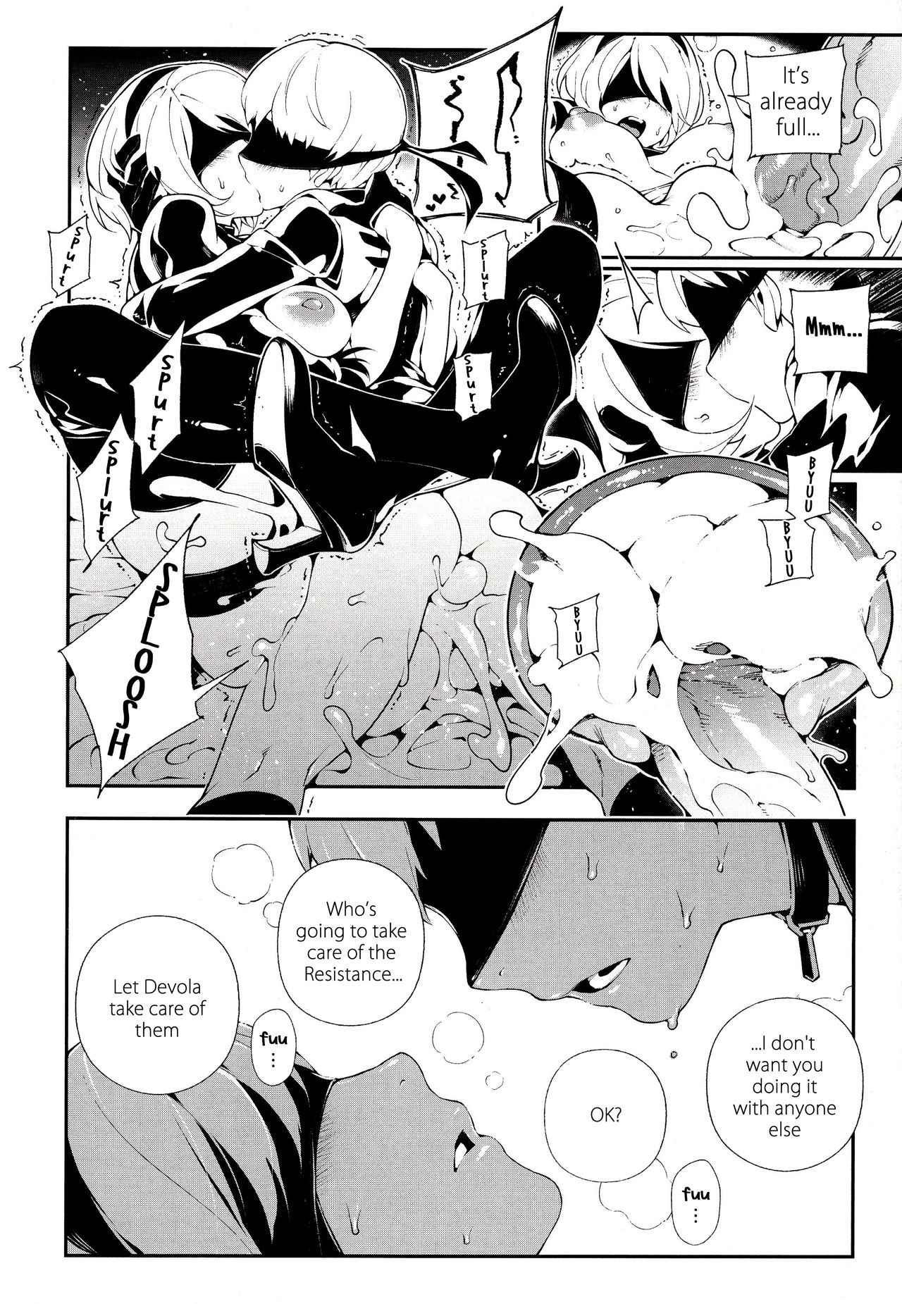 (FF31) [熊掌社 (魚生、俺正讀)] NieR : 2BR18 (ニーアオートマタ) [英訳]