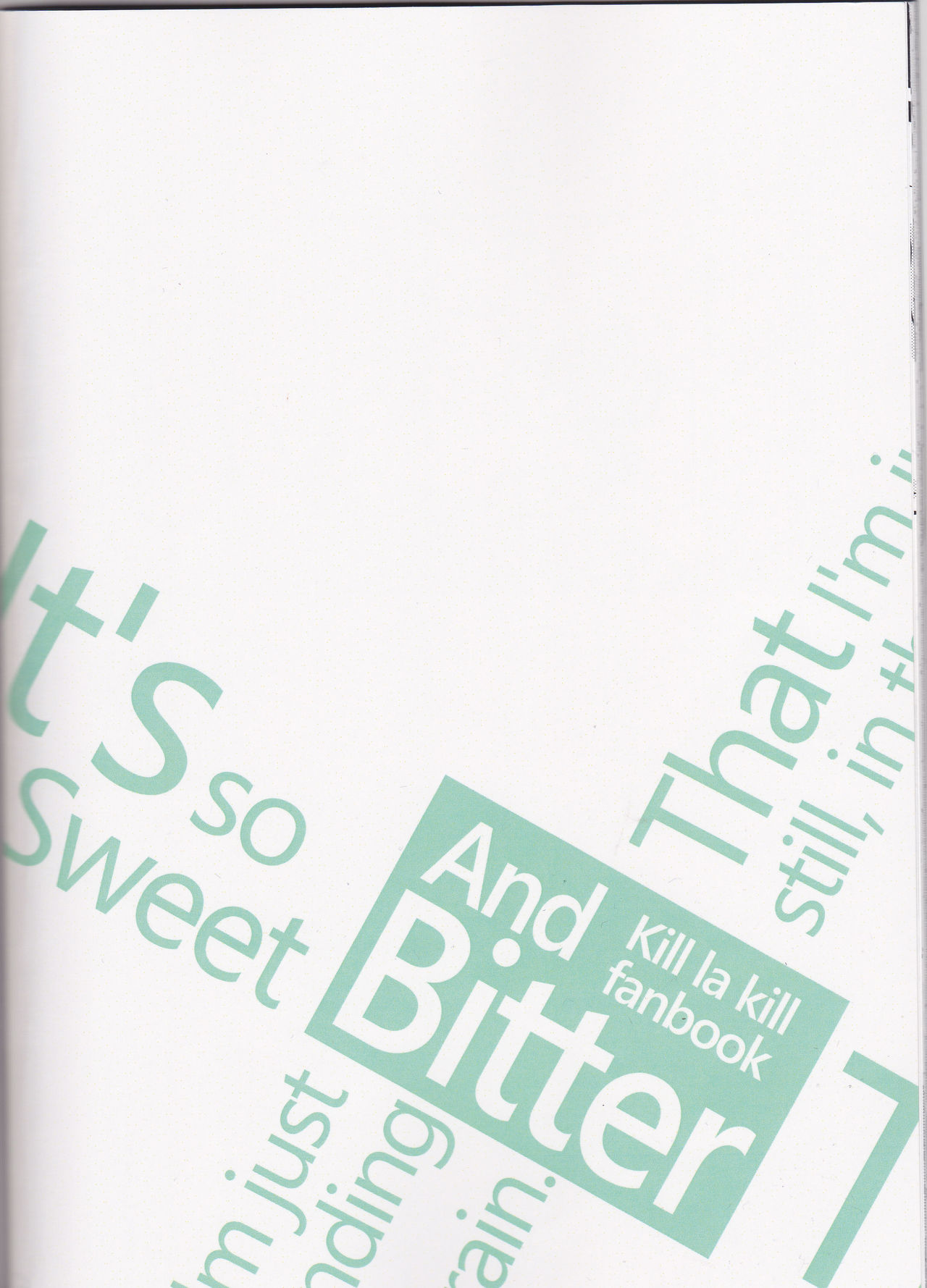 (C92) [デイライト (蓮みづは)] and Bitter (キルラキル)