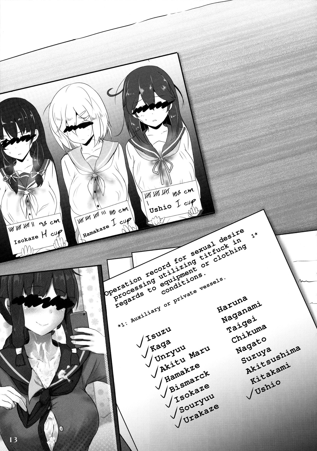 (C89) [白銀木犀 (よろず)] 艦娘一斉挟射~連撃~ (艦隊これくしょん -艦これ-) [英訳]