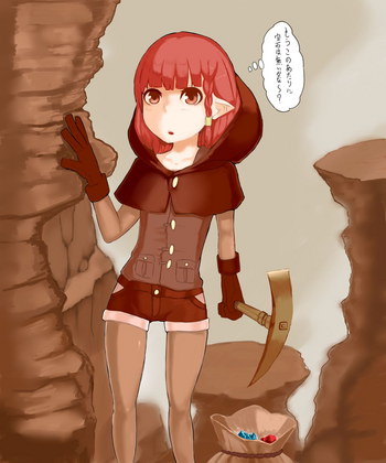 【滝上タツ】蛇中のドワーフちゃんがてた穴のオチ手ハテあや（ry