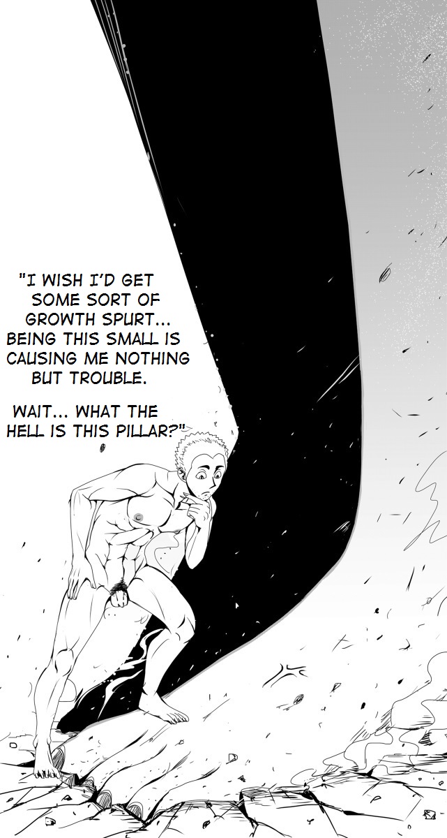 "평범남과 초거대성장여"