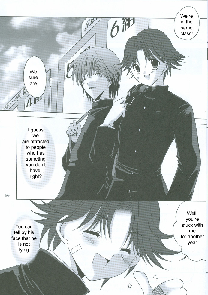 [LOVESEAT (ユウカ、ミチヨ)] 君との距離 (テニスの王子様) [英訳]