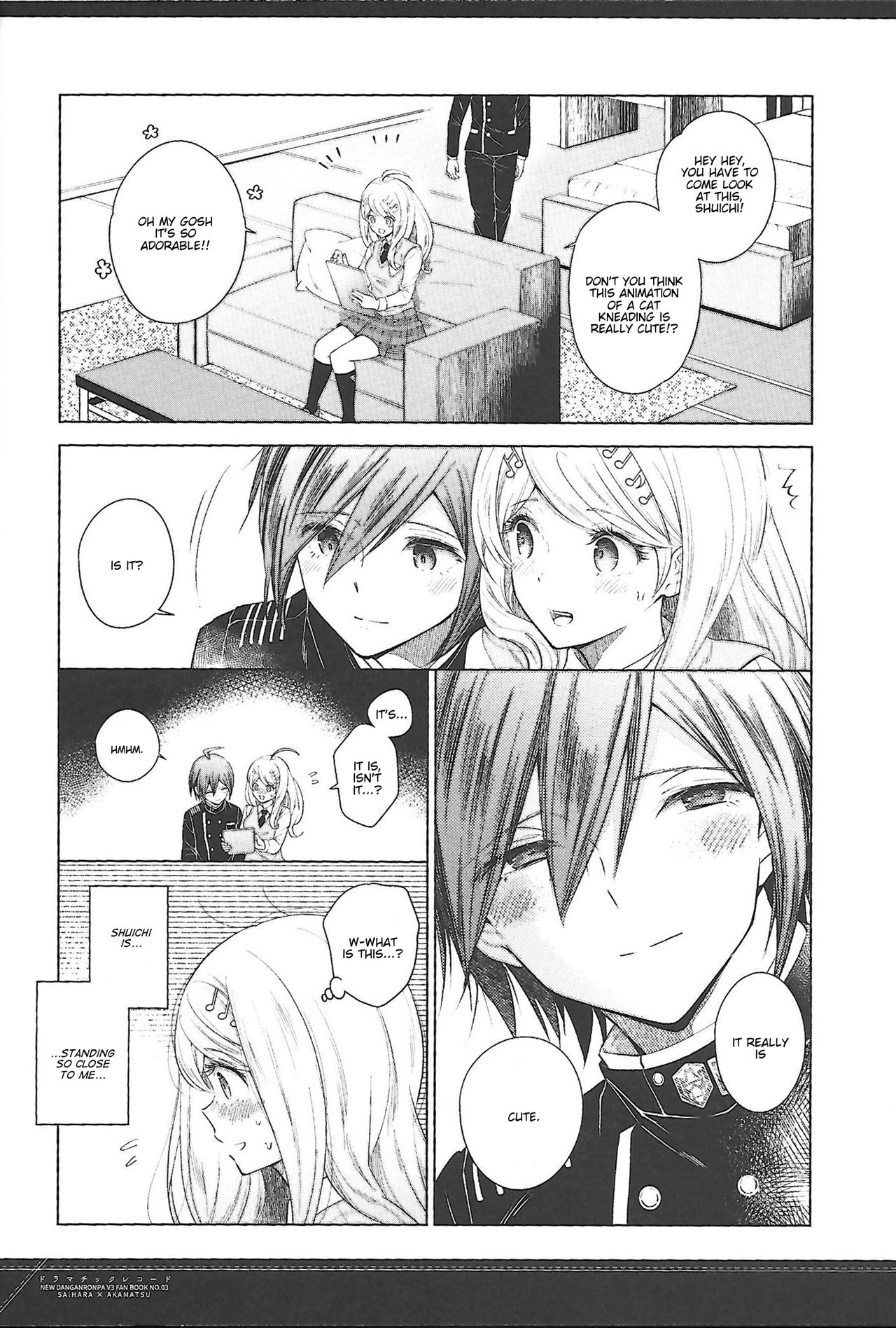 (サンクリ2017 Summer) [プラチナブロンド (ミズタマ)] ドラマチックレコード (ニューダンガンロンパ V3) [英訳]