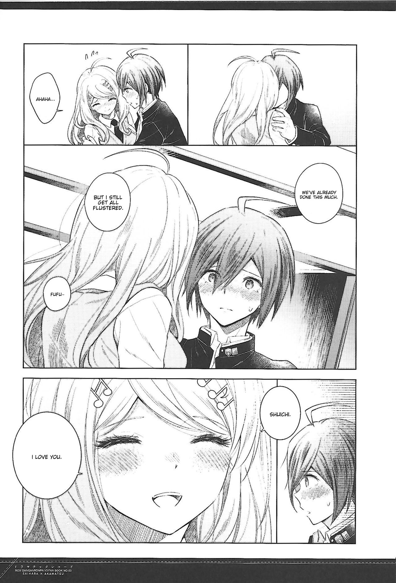 (サンクリ2017 Summer) [プラチナブロンド (ミズタマ)] ドラマチックレコード (ニューダンガンロンパ V3) [英訳]