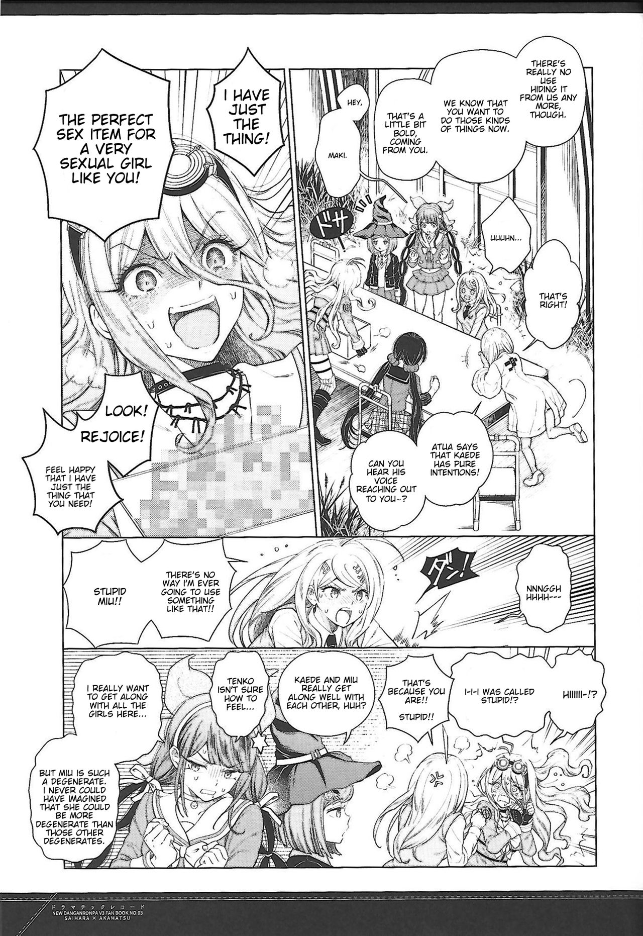 (サンクリ2017 Summer) [プラチナブロンド (ミズタマ)] ドラマチックレコード (ニューダンガンロンパ V3) [英訳]