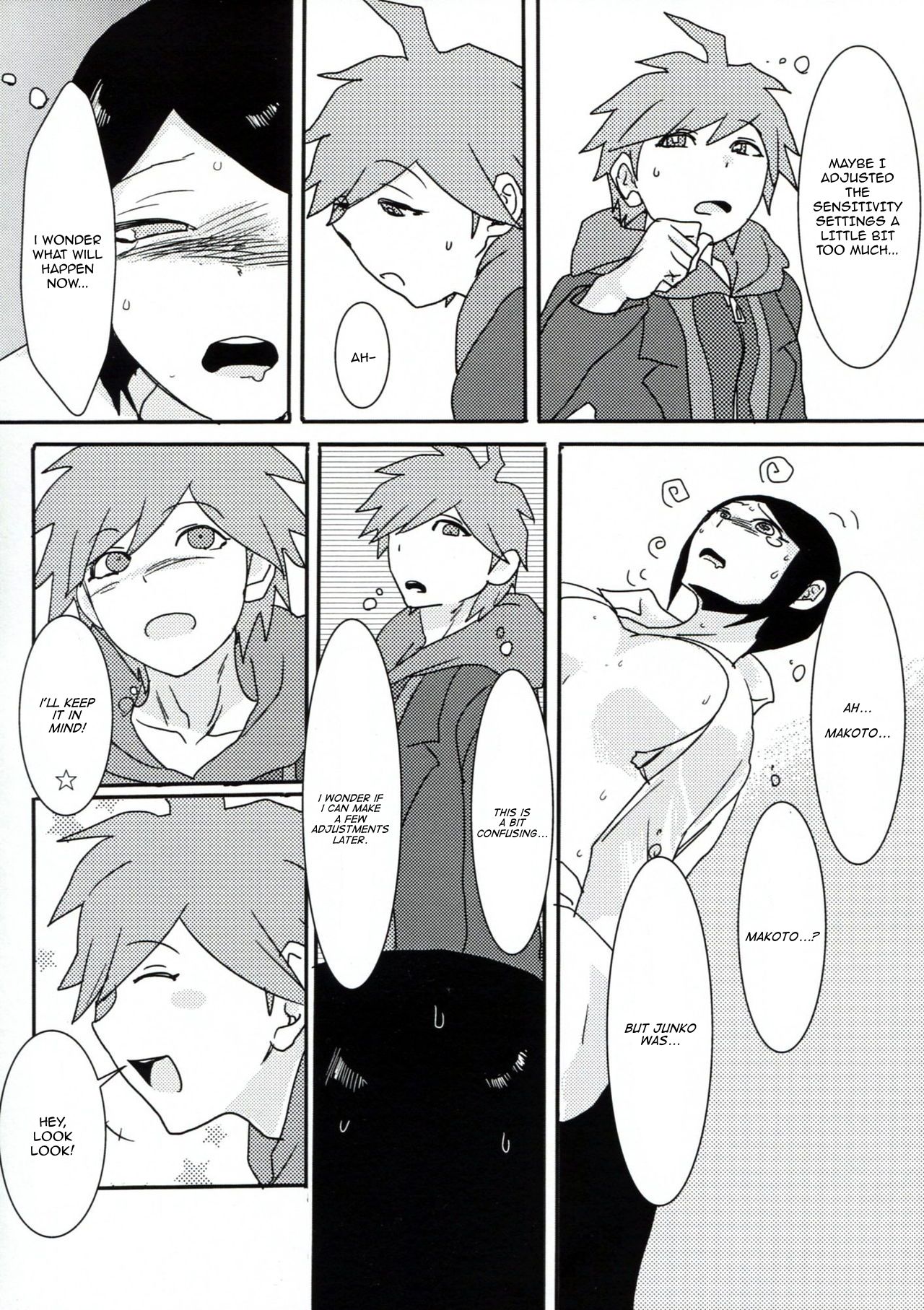 (学園トライアル) [鼻血 (道満青)] サイコフェイク (ダンガンロンパ) [英訳]