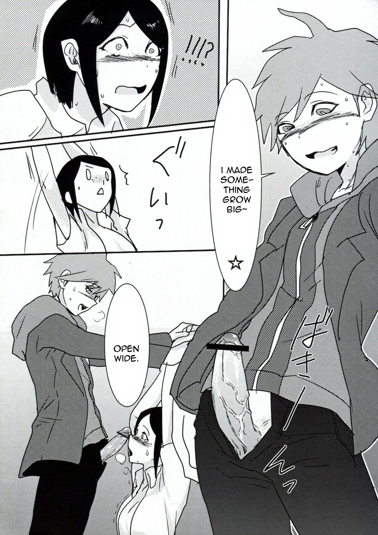 (学園トライアル) [鼻血 (道満青)] サイコフェイク (ダンガンロンパ) [英訳]