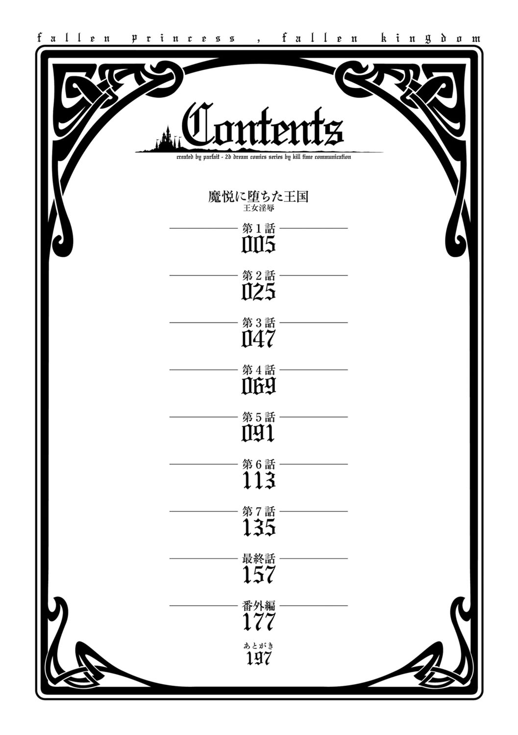 [ぱふぇ] 魔悦に堕ちた王国 ～王女淫辱～ 第1-7、9話 [中国翻訳] [DL版]