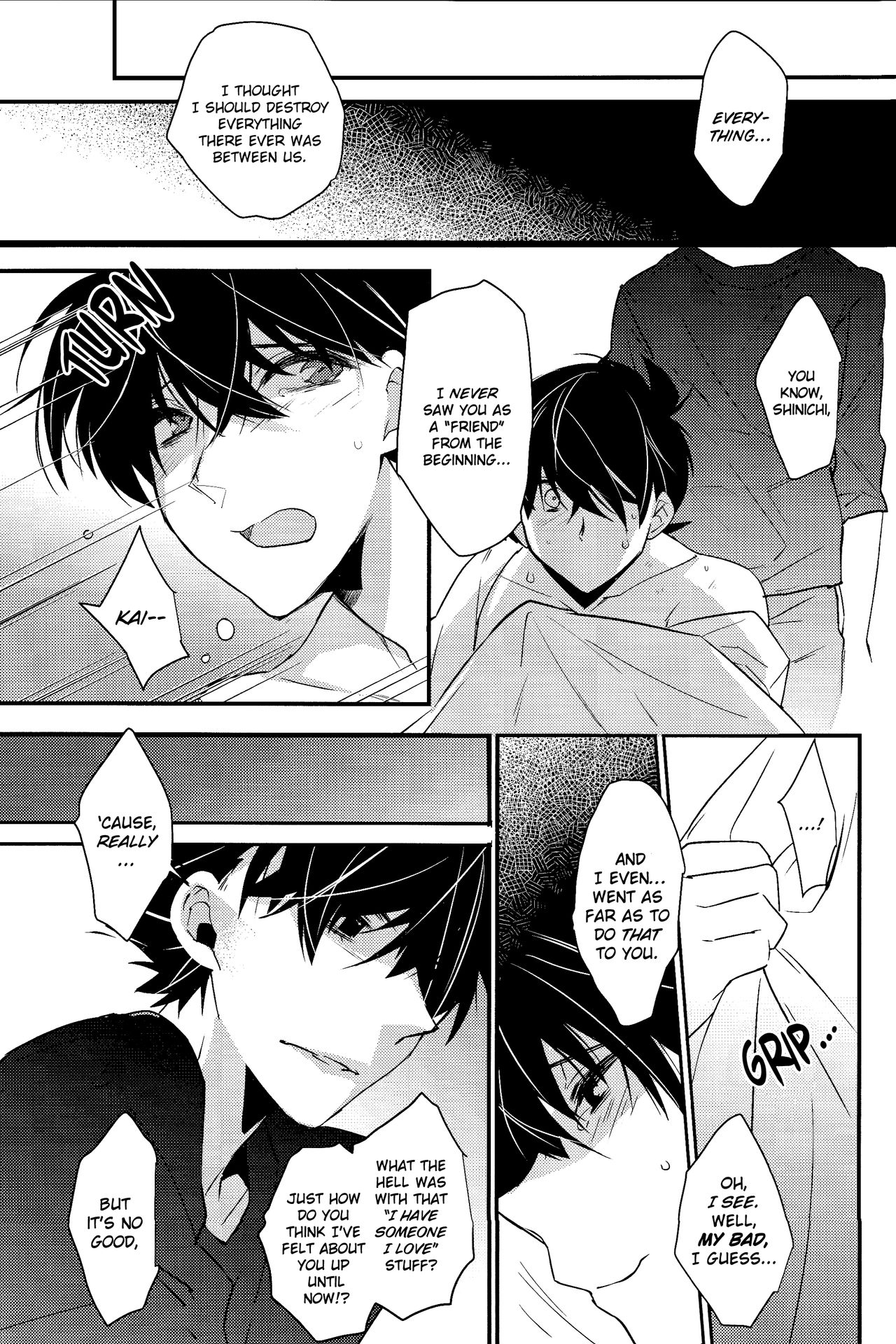 (HARUCC22) [Ash Wing (まくろ)] この想いに、どうか (名探偵コナン) [英訳]