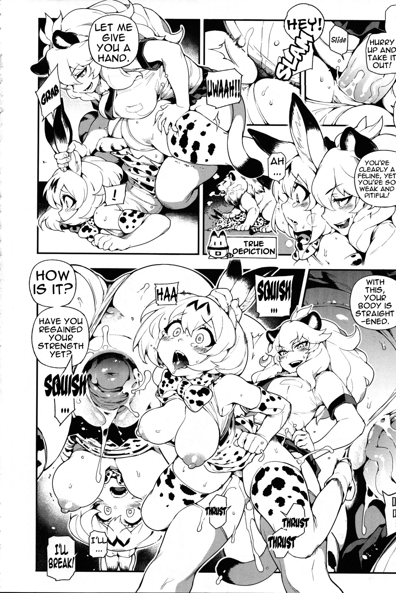 (FF30) [熊掌社 (魚生、俺正讀)] BEAST FRIENDS (けものフレンズ) [英訳]
