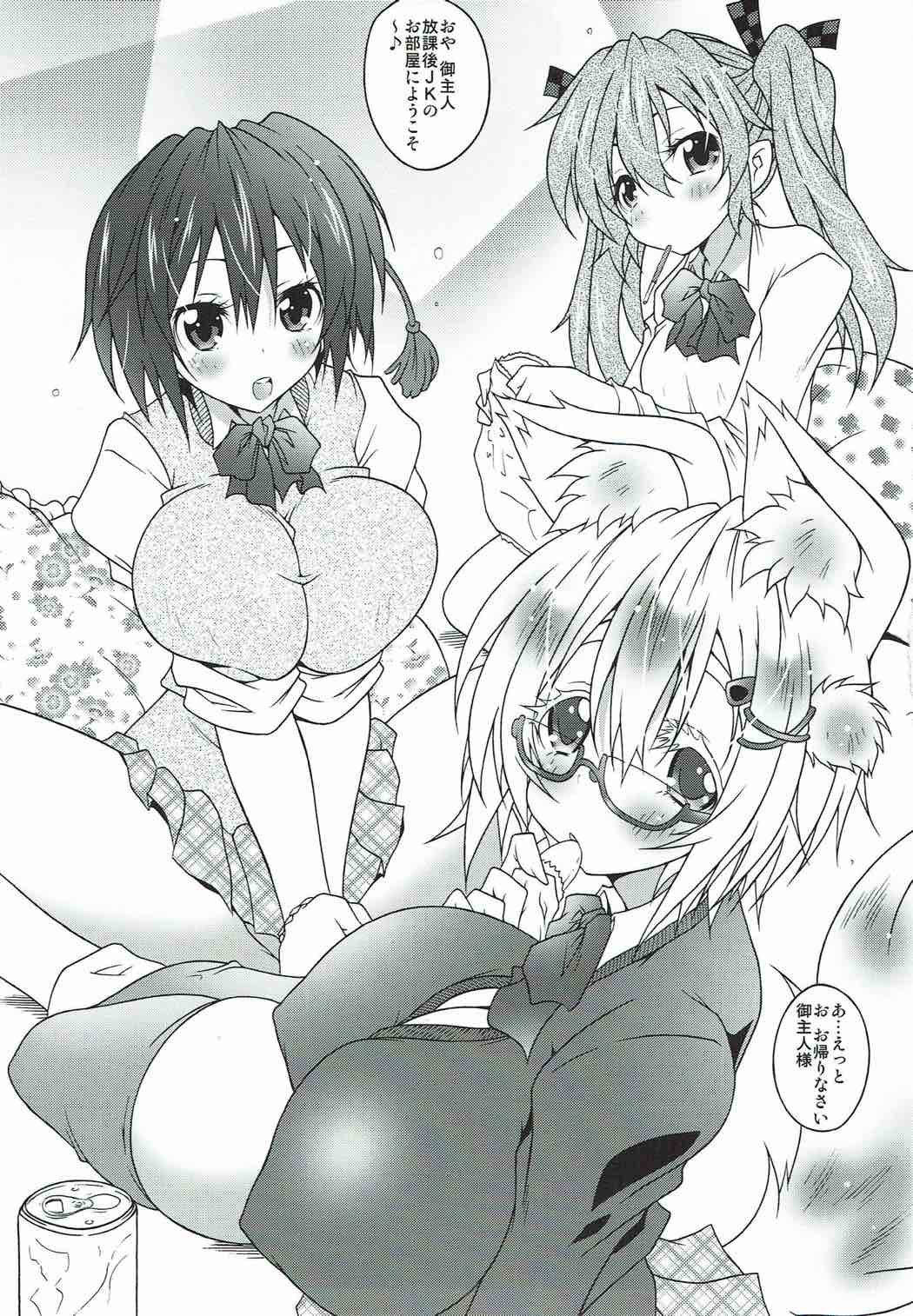 (秋季例大祭) [すわてりあ (大庭新)] いぬおく拾 (東方Project)