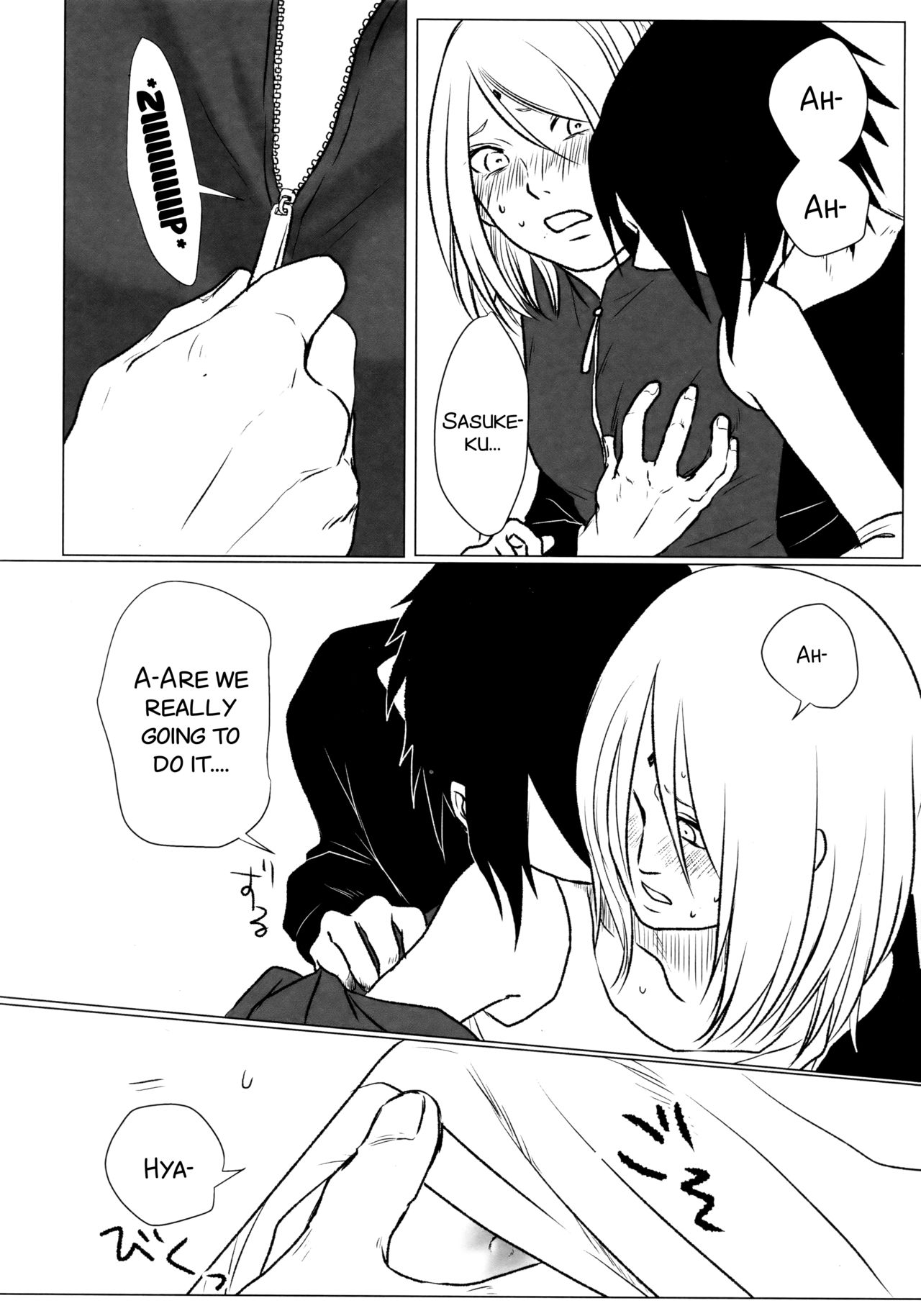 (全忍集結4) [藤井屋の鮭弁 (さけとば)] 落花流水 (NARUTO -ナルト-) [英訳]