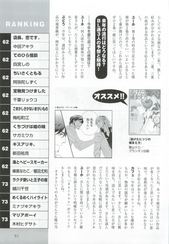 このBLがやばい! 2015年度版