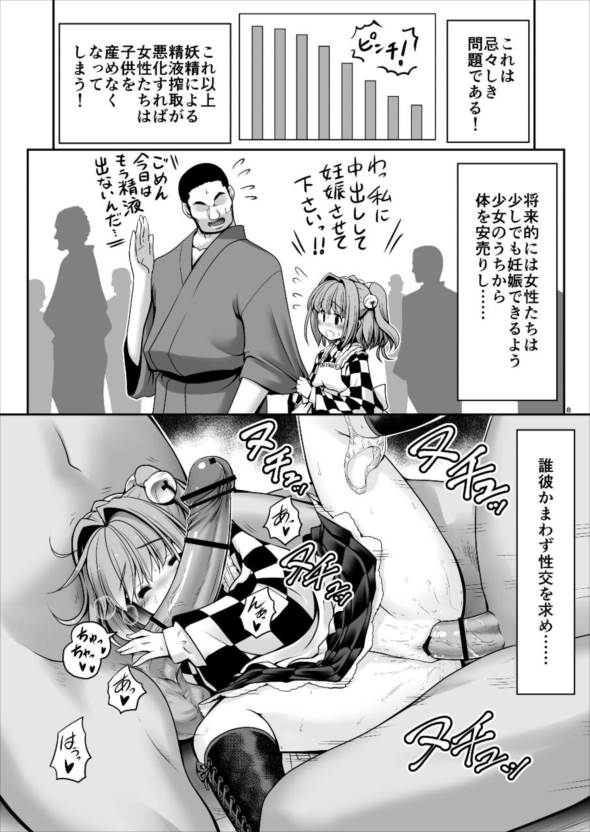 [世捨人な漫画描き (ともきとものり)] 精液に群がり吸い付く妖精達 (東方Project) [DL版]