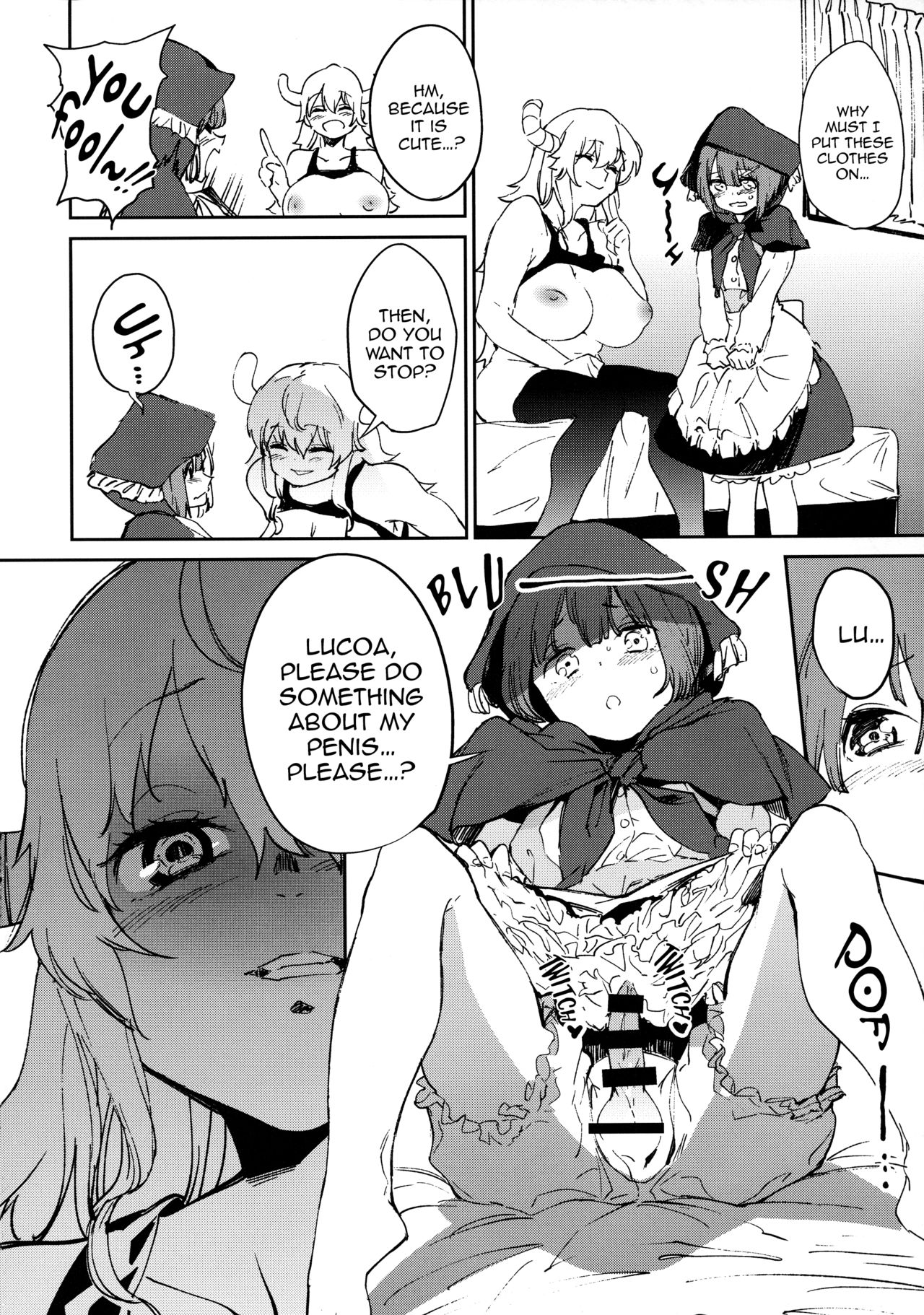 (C92) [カムリズム (鬼頭サケル)] イシュ姦発情痴女ゴンず (小林さんちのメイドラゴン) [英訳]