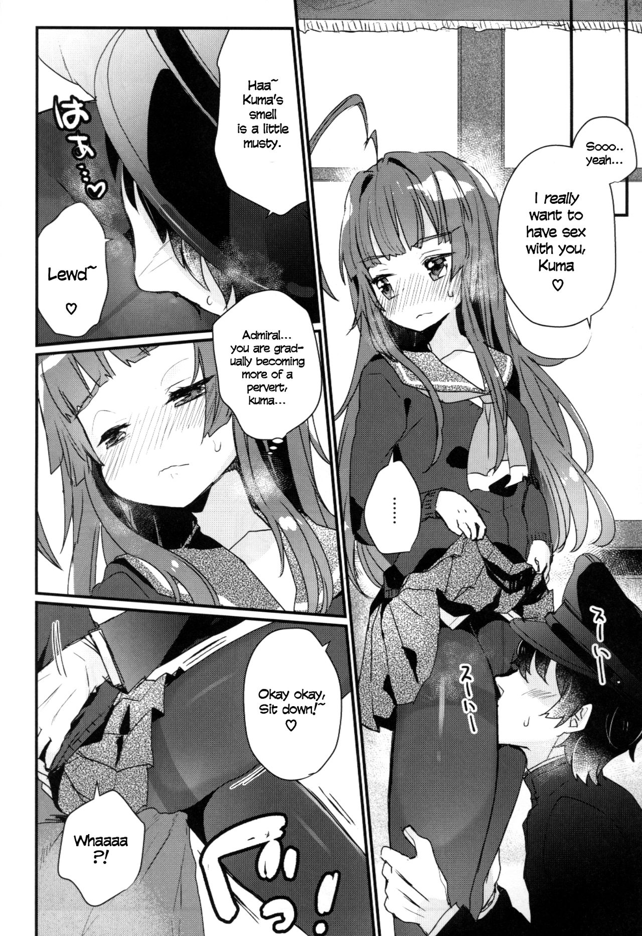 (C91) [天気輪 (甘露アメ)] 球磨ちゃんが冬服に着替えたら (艦隊これくしょん -艦これ-) [英訳]