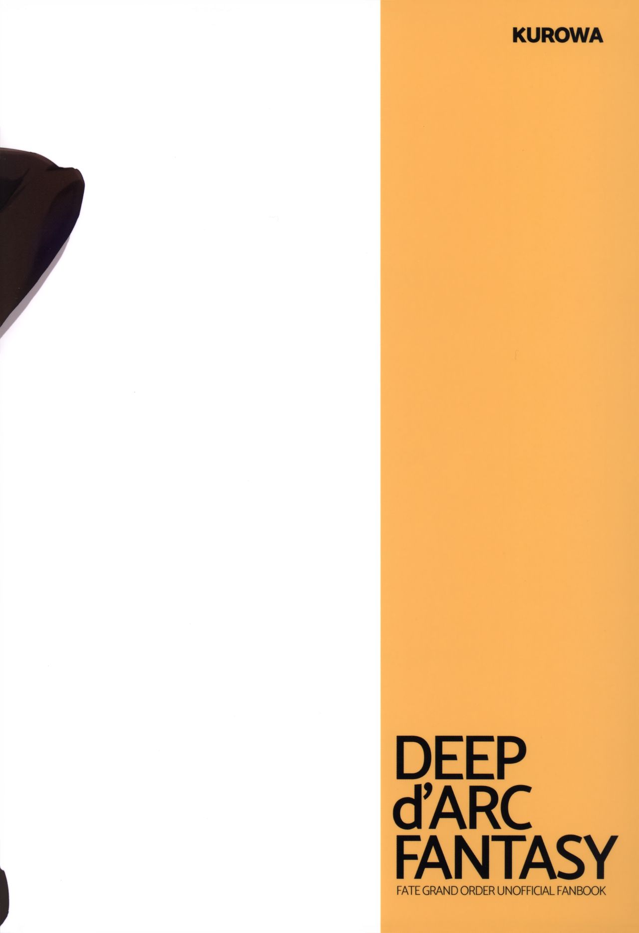 (C92) [USAGIBOSU (くろわ)] DEEP d'ARC FANTASY (Fate/Grand Order)