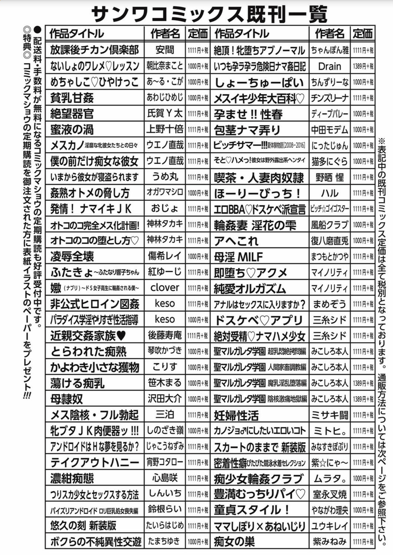 コミック・マショウ 2017年10月号 [DL版]