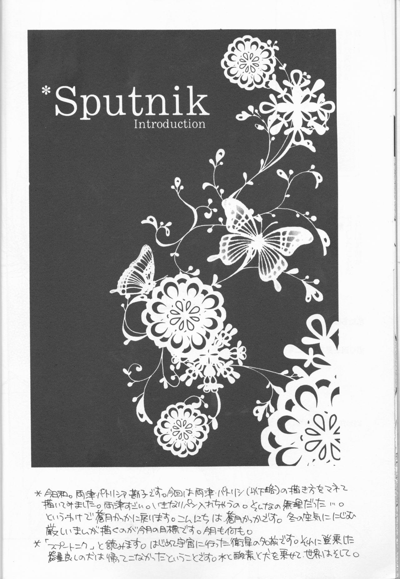 (イチルキ検定) [うつむきガーデン (蒼月かっか)] Sputnik Introduction (ブリーチ)
