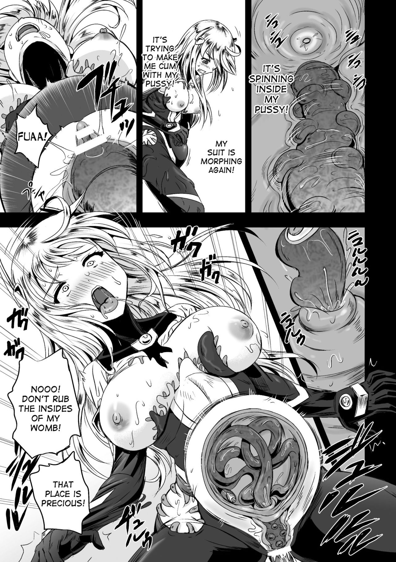 [菅野タカシ] アンチェ淫・ハート (二次元コミックマガジン 触手鎧に全身を犯され無限絶頂！ Vol.5) [英訳] [DL版]