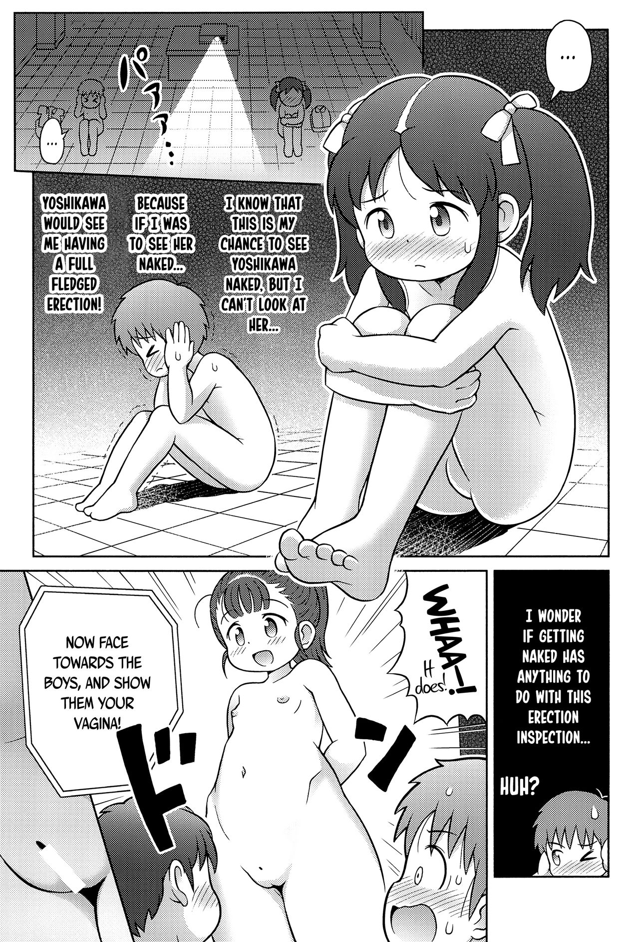 (C90) [セクシャルハラショー (らすと~)] 吉川さんとスガワラ君と性教育DVD! [英訳]