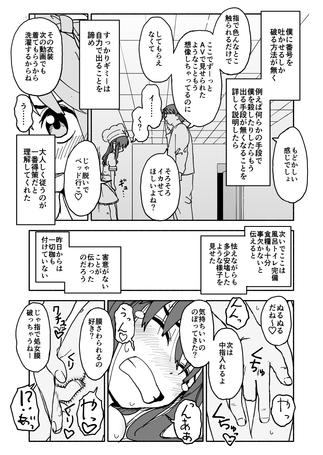 [太ったおばさん] お菓子作りアイドル☆ギミー！監禁調教漫画