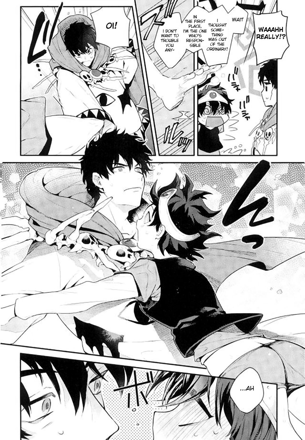 (C91) [JIEITAI (ケツドラム)] 異世界に飛ばされたら上司と強制恋愛イベントさせられてるんですが!? (血界戦線) [英訳]