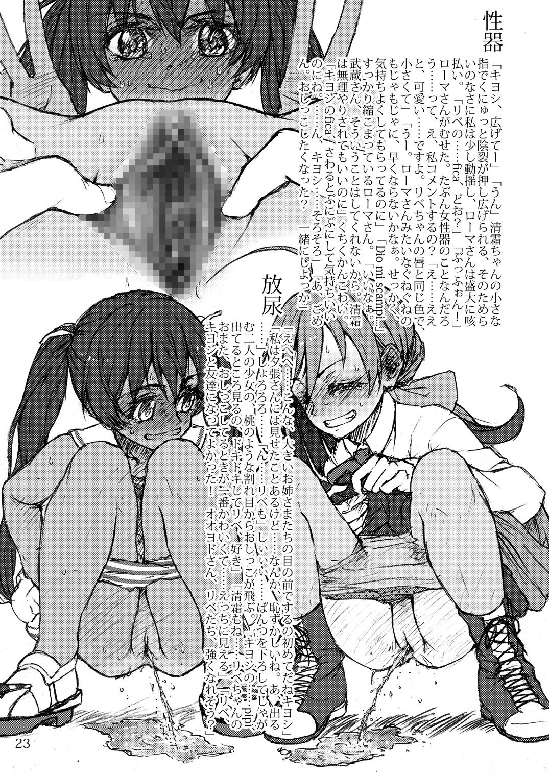 [LUNATIC PROPHET (有村悠)] おしっこれくしょん 戦艦編 上 (艦隊これくしょん -艦これ-) [DL版]