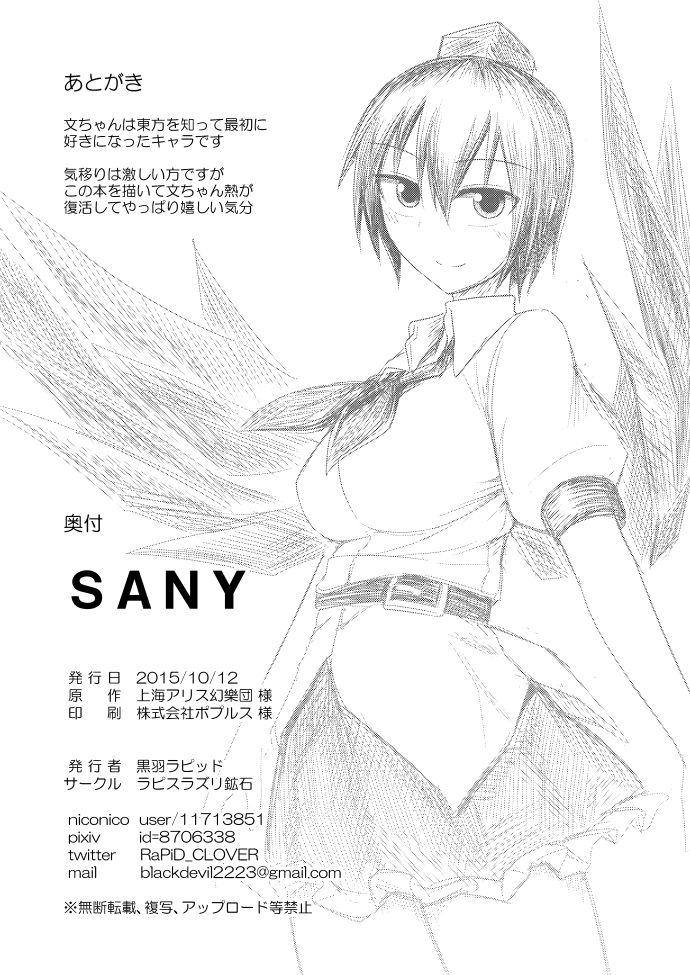 [ラピスラズリ鉱石 (黒羽ラピッド)] SANY (東方Project)