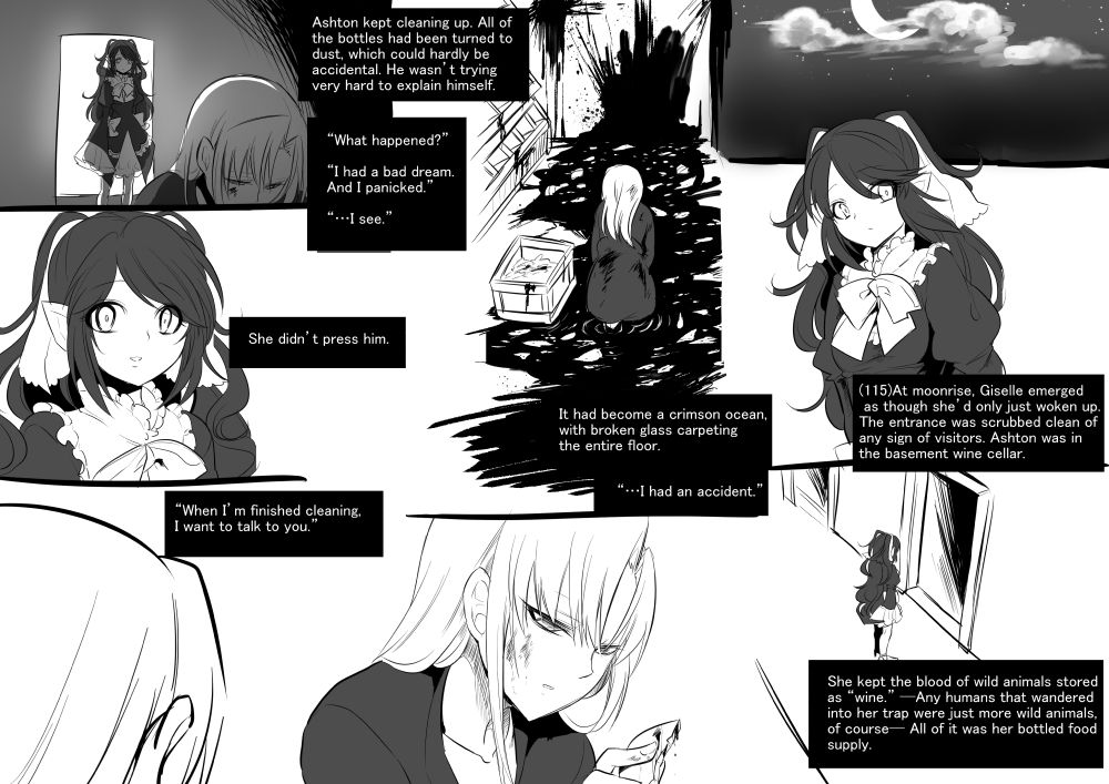 [孝至] 美少女ヴァンパイアに母乳ドリンクバーにされる話 [英訳]