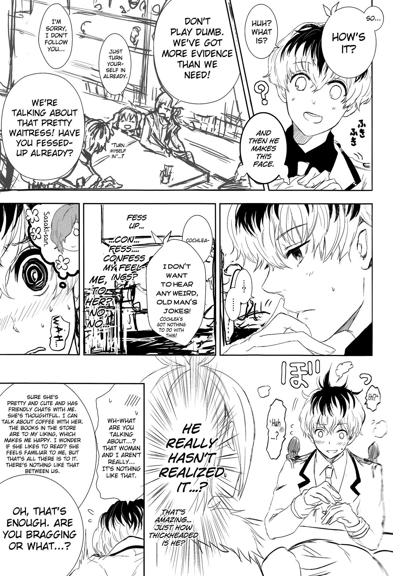 (C89) [ソムニウム (如月蒼)] Innocent Blue - Before Sunrise (東京喰種) [英訳]