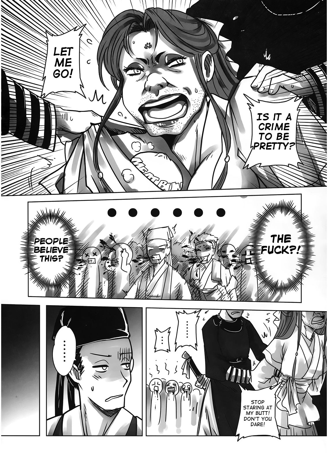 [三色坊 (黑青郎君)] 聊齋夜畫 王二喜 [英訳]