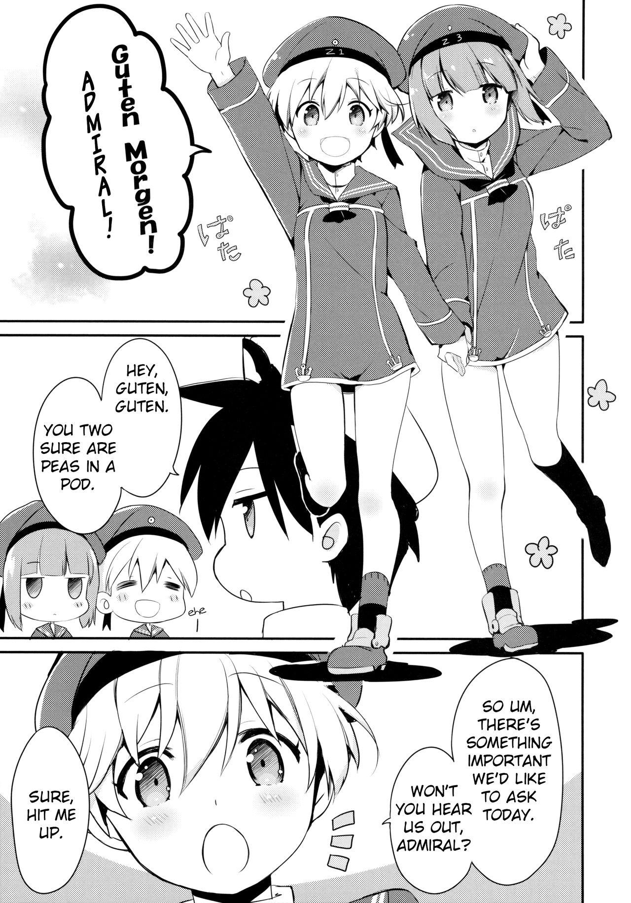 (COMIC1☆8) [いちごさいず (なつめえり)] 提督！ボクたちと仲良くシようよ！ (艦隊これくしょん -艦これ-) [英訳]