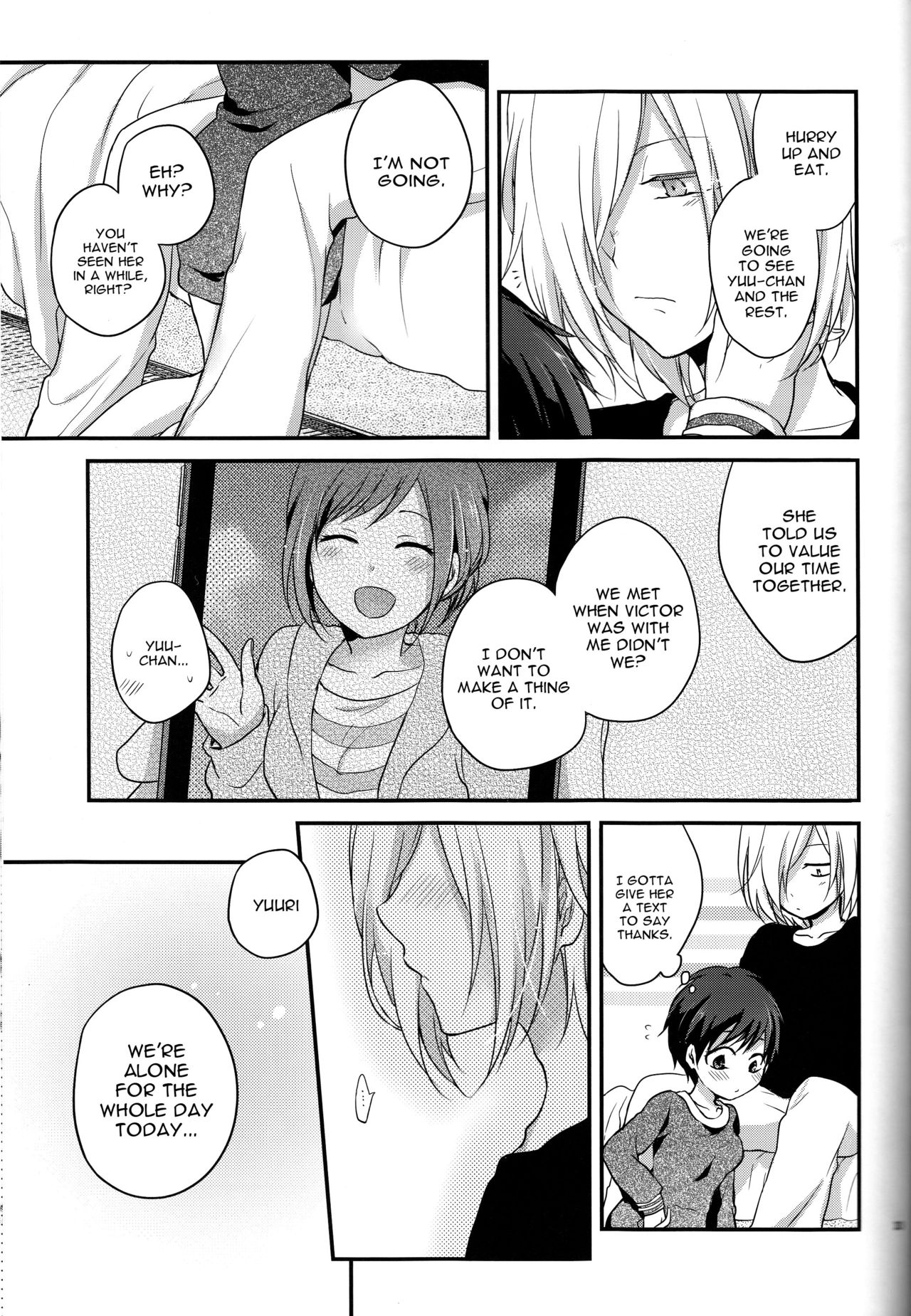 (銀盤のglory0.5) [一晩仔猫 (七夏ねむ)] 金猫ペイシェンス (ユーリ!!! on ICE) [英訳]