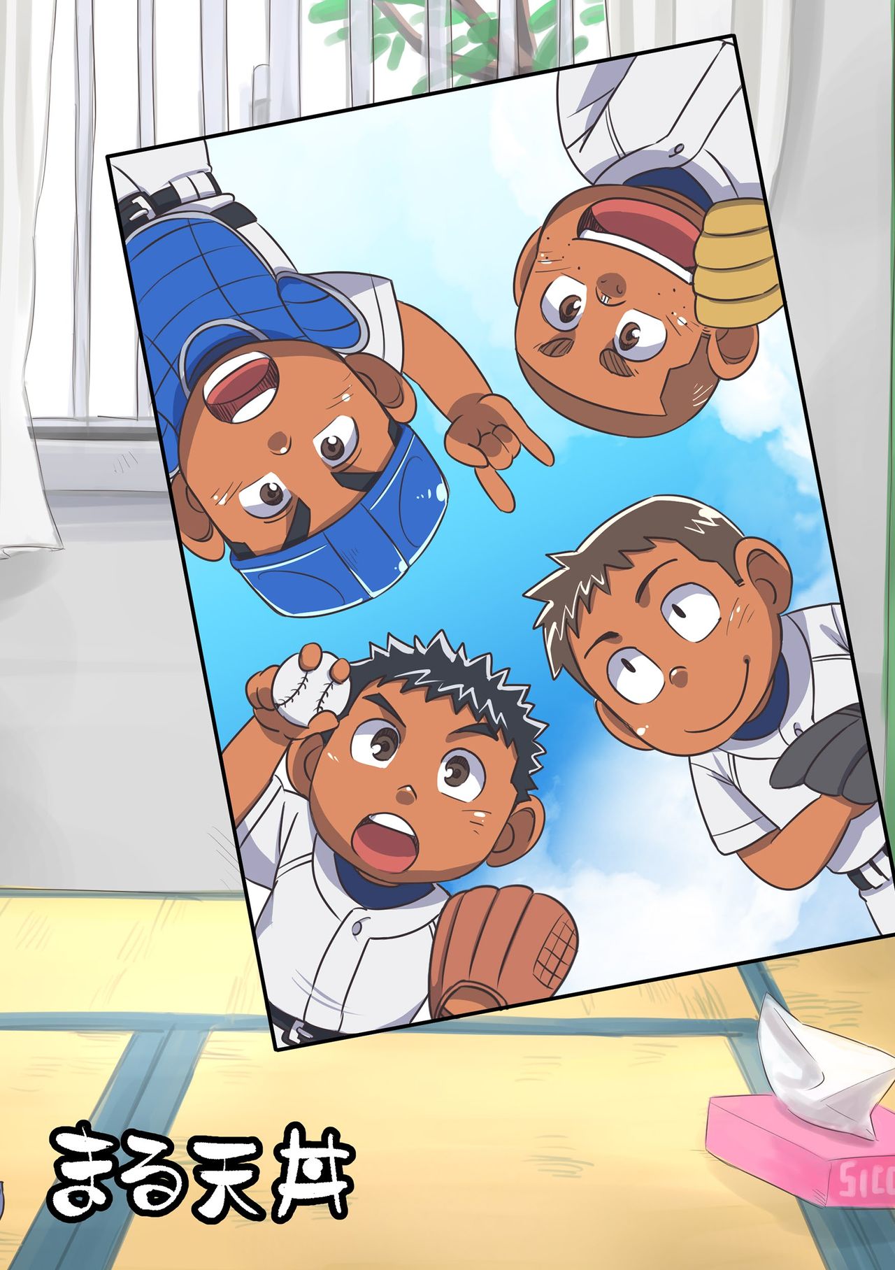 [まる天丼 (英)] モーホー学園野球部4 [DL版]