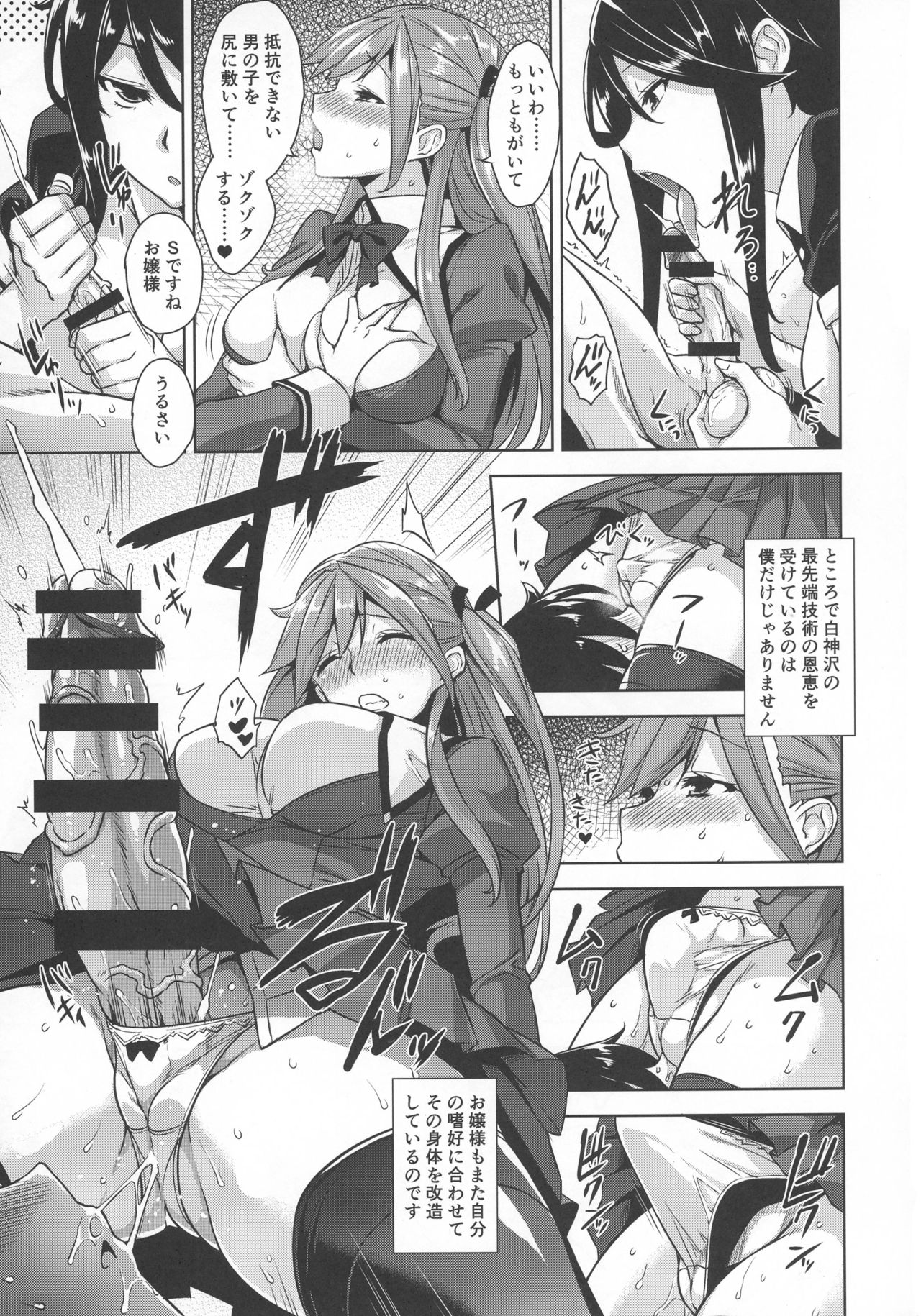 (C91) [Σ-Arts (神毛物由宇)] お嬢様の玩具な僕