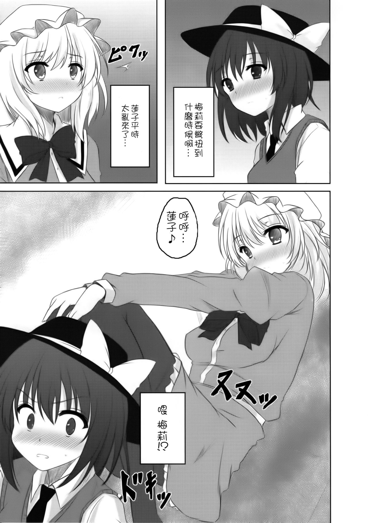 (C87) [秋の夜長に宵闇に (長月莉緒)] 境界のむこうがわ (東方Project) [中国翻訳]