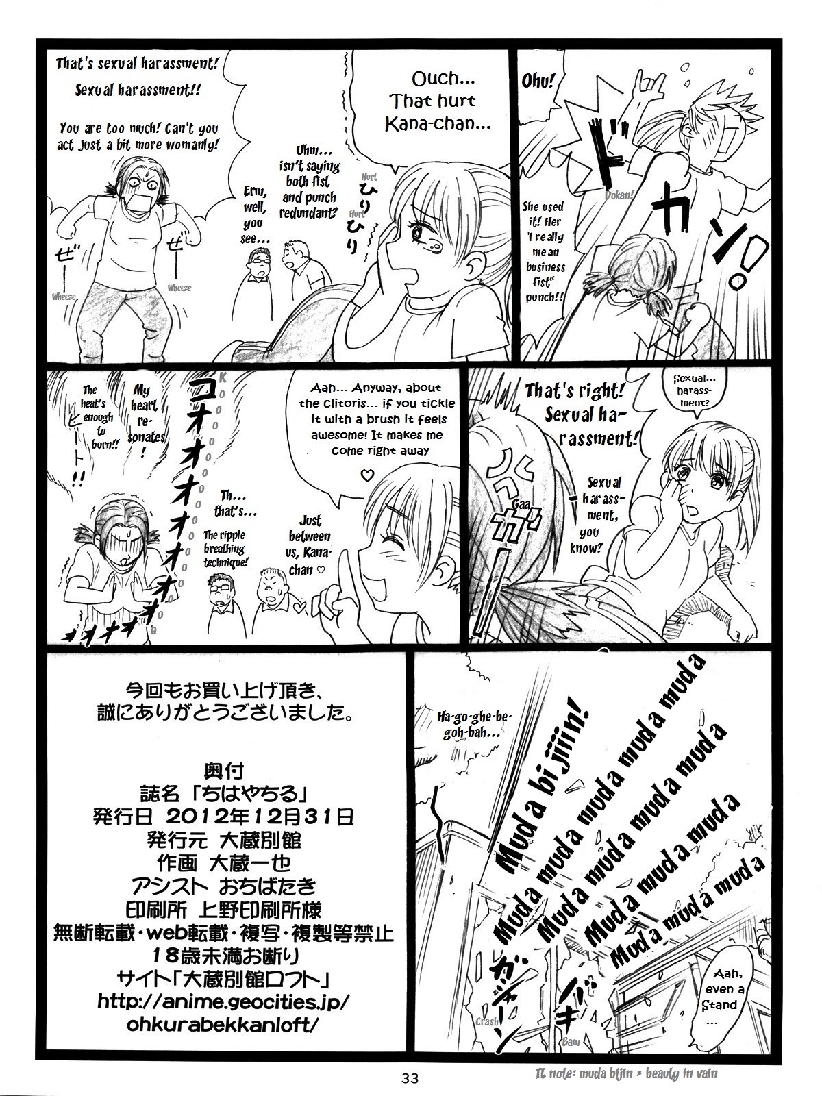 (C83) [大蔵別館 (大蔵一也)] ちはやちる (ちはやふる) [英訳]