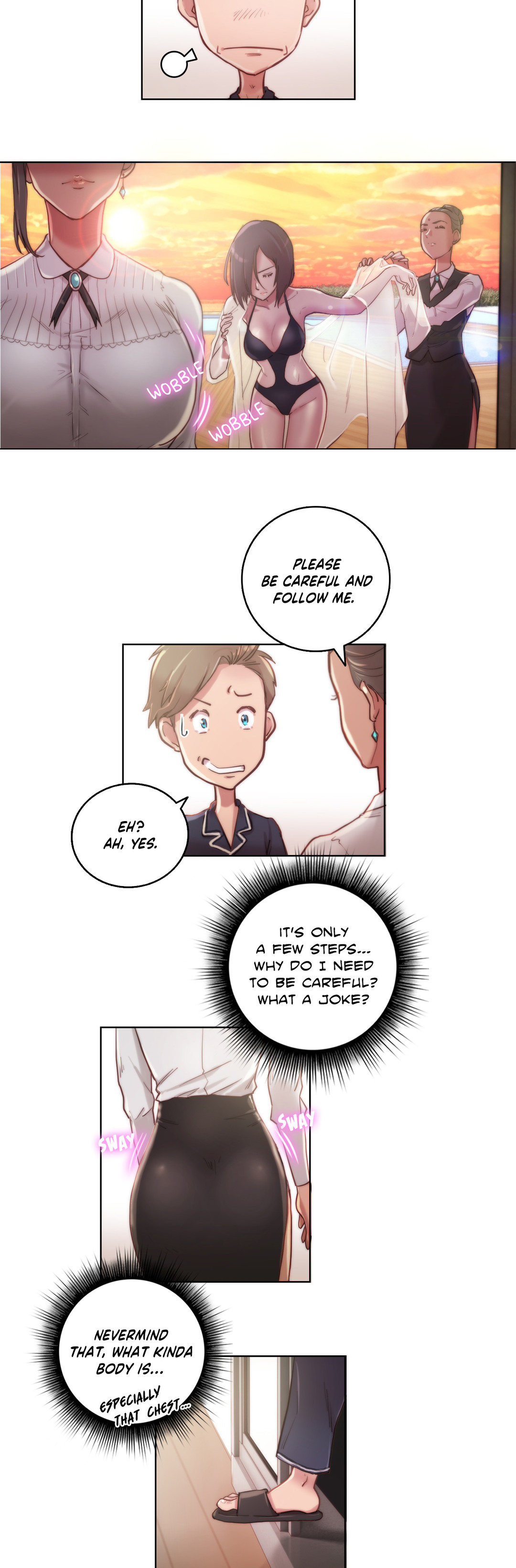 [BYMAN]セックスナイト-エロティックな官能性と知覚Ch.1-13（英語）（継続中）