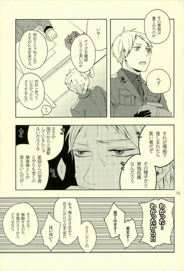 (C82) [STEEL (sabo)] Thank you But No thank you. (Axis Powers ヘタリア)